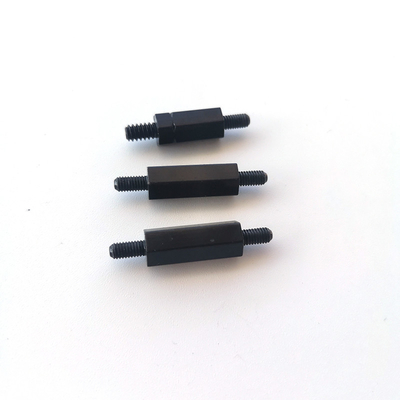 #4-40 Doppelgeschraubte Hex-Gurt für die Chassisverbindung Kaltgeformt M3 10mm Elektrophorese Schwarzer Hex-Stud