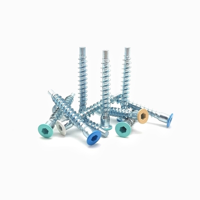 Countersunk Hexagon Steckdose Schrauben mit Farbe 40,0mm Kohlenstoffstahl