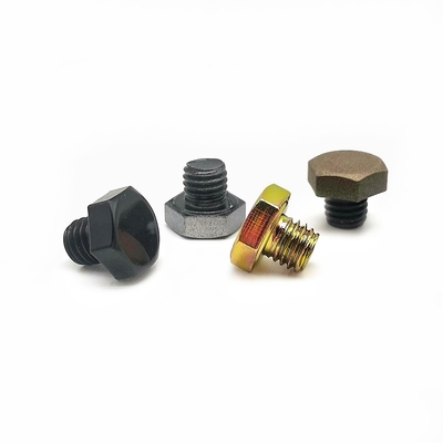 Edelstahl Außenhexagonal Schraube Vollzahn Schraube mit farbigen Zink Dekoration beschichtet