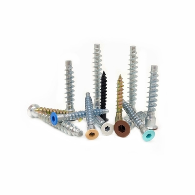Schrauben für Holzschränke, die sich selbst abschrauben, 2,9 mm M6*50 M7*28 Flachkopf, sechsseckige Schrauben