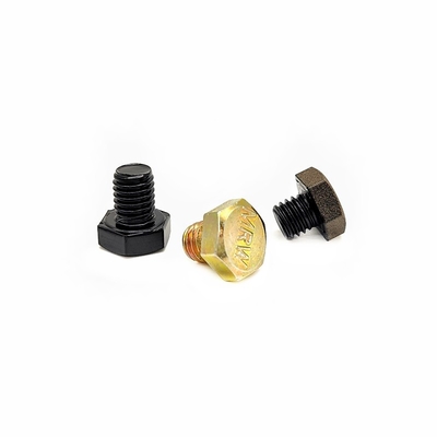 Edelstahl Außenhexagonal Schraube Vollzahn Schraube mit farbigen Zink Dekoration beschichtet