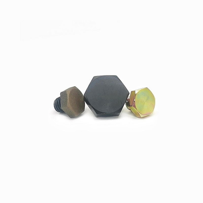 Gemaltes Zink-CD-Muster Schraubrad Hub Edelstahl Hexagonal Dekorativ Nagelschraube
