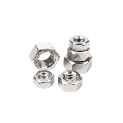 304 Edelstahl Außenhexagonale Nuss Metallverschlussnuss M14 M16 Hohe Härte