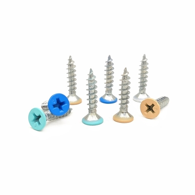 Countersunk Kopf Kreuz Selbst-Tappen Schrauben Flach Kopf Selbst-Tappen Nai Custom Farbe