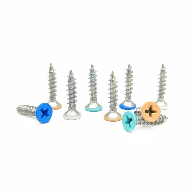 Countersunk Kopf Kreuz Selbst-Tappen Schrauben Flach Kopf Selbst-Tappen Nai Custom Farbe