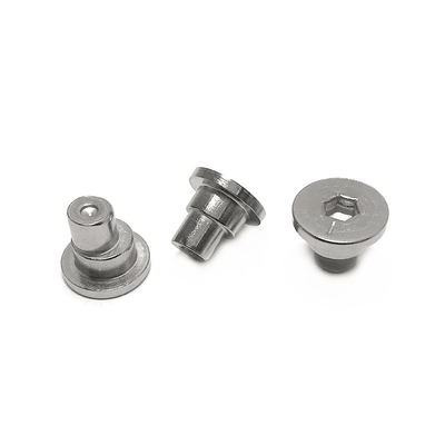 Nicht-Standardhexagonaler exzentrischer Nagel 304 aus Edelstahl Flat Round Head Schritt Rivet Fastener Connector