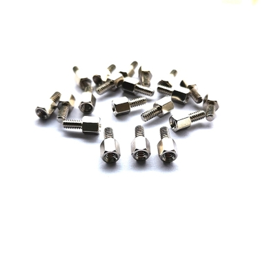 10.8mm Polierte Hex #4-40 Kopf Stahl Abstandsschrauben Edelstahl Hexagonal Single Abstandsschraube