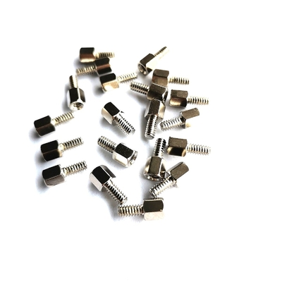 10.8mm Polierte Hex #4-40 Kopf Stahl Abstandsschrauben Edelstahl Hexagonal Single Abstandsschraube