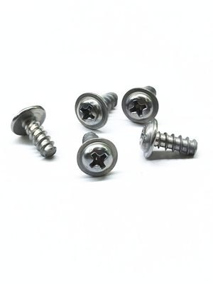 Zink-Nickel-Legierung Phillips-Schrauben eingebaut in Kissen-Schraube Rundkopf mit Selbst-Tapping-Schraube