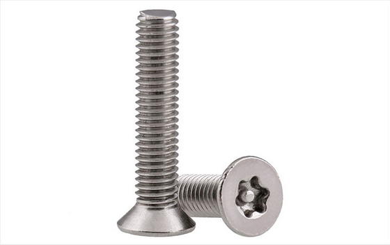 Flachkopf-Torxschrauben aus 304 Edelstahl Flachkopf-Torxschrauben mit der rechten Hand