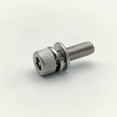 Anpassbare Dicke, Edelstahl-Sicherungsschrauben, Außensechskant, robuste Komponenten, ideal für Industrie und Mechanik