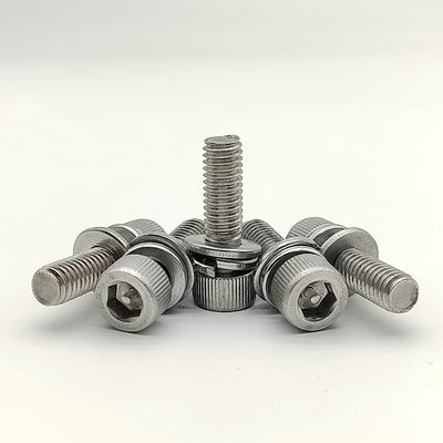 Anpassbare Dicke, Edelstahl-Sicherungsschrauben, Außensechskant, robuste Komponenten, ideal für Industrie und Mechanik