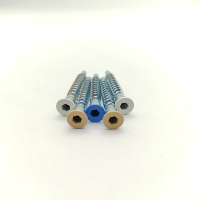 304 SS Möbelschrauben Hexantrieb Countersunk Selbstklemmen Außen- und Feuchtigkeitsbeständig