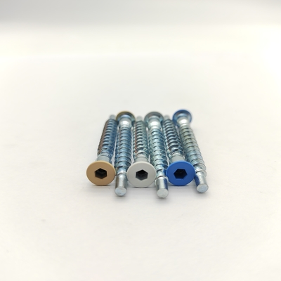 304 SS Möbelschrauben Hexantrieb Countersunk Selbstklemmen Außen- und Feuchtigkeitsbeständig