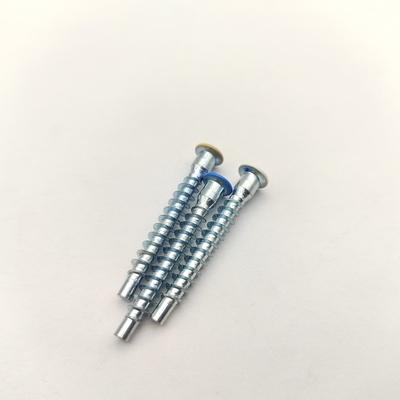 Edelstahl-M5 Schrauben mit Zinkplattierung Flachkopfpackung von 100