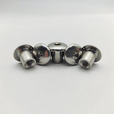 316 Edelstahl-Schwerlast-Nivetmuttern M6 bis M12 Hex-Socket-Antrieb