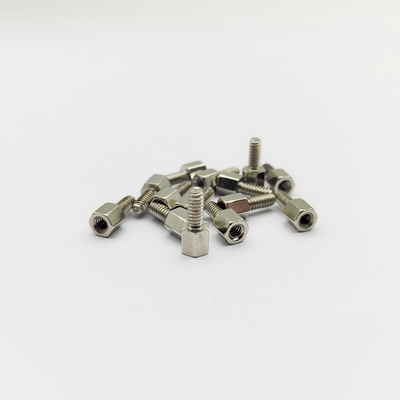 304 Edelstahl #4-40 Sechskant-Abstandsschraube 12mm Außengewinde-Innengewinde