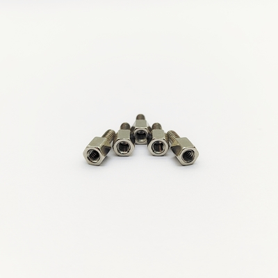 304 Edelstahl #4-40 Sechskant-Abstandsschraube 12mm Außengewinde-Innengewinde