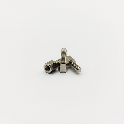 304 Edelstahl #4-40 Sechskant-Abstandsschraube 12mm Außengewinde-Innengewinde