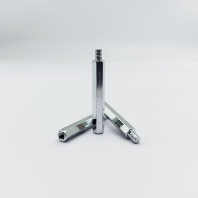 Edelstahl Sechskant-Abstandsschraube M4-M12 10-100mm Blau-Zink-Passiviert