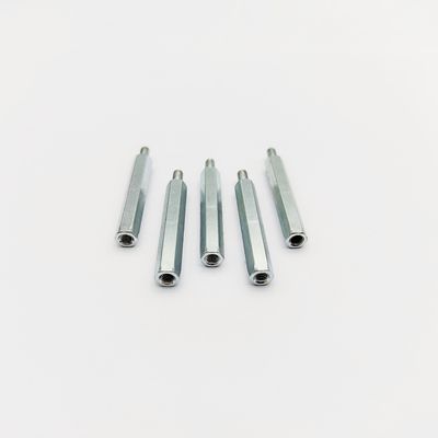 A4-80 Edelstahl Hex-Stand-off M3-M8, 31 mm Länge, blau-Zink-Beschichtung