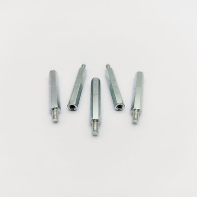 A4-80 Edelstahl Hex-Stand-off M3-M8, 31 mm Länge, blau-Zink-Beschichtung