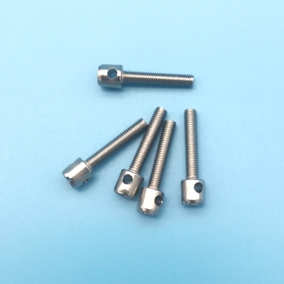 M4 Bleidichtungsschrauben Stromzählerschraube Nageldichtung Tischschrauben mit Loch Edelstahlschraube 8 mm-50 mm Länge – (M4 x 45 mm