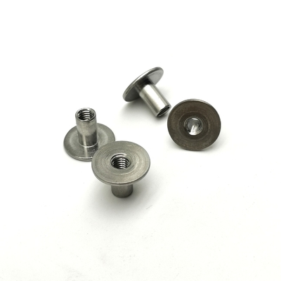 Hohler Rivet aus Edelstahl T-Kappe ANSI Standard 1.583g Gewicht 13x10mm Hohler Tubular Rivet aus Stahl