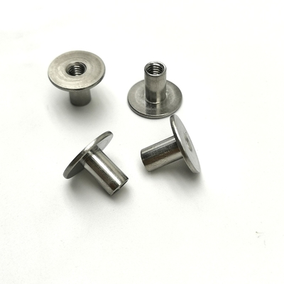 Hohler Rivet aus Edelstahl T-Kappe ANSI Standard 1.583g Gewicht 13x10mm Hohler Tubular Rivet aus Stahl