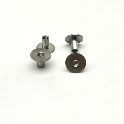 Hohler Rivet aus Edelstahl T-Kappe ANSI Standard 1.583g Gewicht 13x10mm Hohler Tubular Rivet aus Stahl