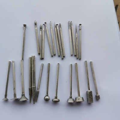 6mm Diamond Rotary Burr Drill Bit mit 3mm Schaft für Drehwerkzeug Diamond Nail Head Deburring Tool