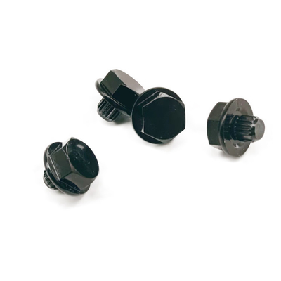 Elektrische schwimmende schwarze Auto-Rad-geänderte Dekorations-Fluss Anodisierungscd-Muster Radblende-Aluminiumbolzen HEX12.5*13.2