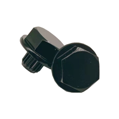 Elektrophorese-Befestiger-schraubt schwarze Hexen-Nabe des Grad-8,8 17.0mm Flansch-Durchmesser