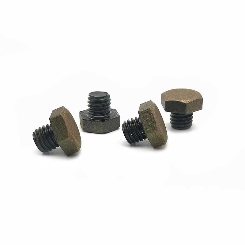 Kundenspezifisches Hexagon-schraubt dekorative Nägel CD 7.0mm Edelstahl-vollen Zahn