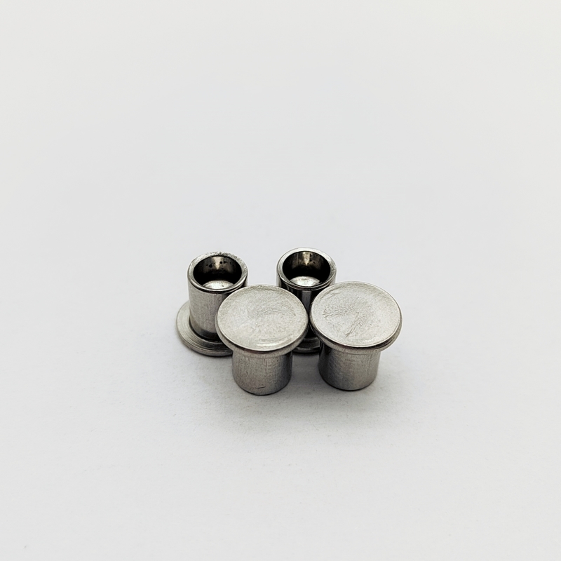 304 Edelstahl Halbhohlstiftrnieten Flachkopf DIN 7340 M3-M8