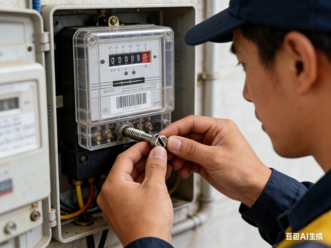 Toleranz plus oder minus 0,05 mm Elektrometer Schrauben Edelstahl Pankopf geeignet für verschiedene elektrische Zählerarten