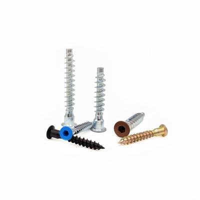 Schrauben für Holzschränke, die sich selbst abschrauben, 2,9 mm M6*50 M7*28 Flachkopf, sechsseckige Schrauben