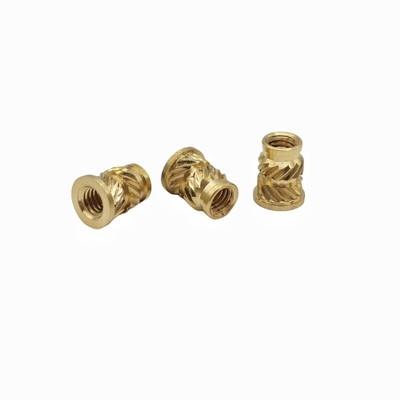 Doppel Twill Kupfernuss Kupferinsert Kupferblume Mutter Heißschmelz Injektionsnuss Kupferinsert
