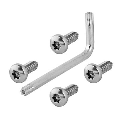 M5*20 Sicherheitsschrauben aus Edelstahl mit Groove PIN Torx-Antrieb