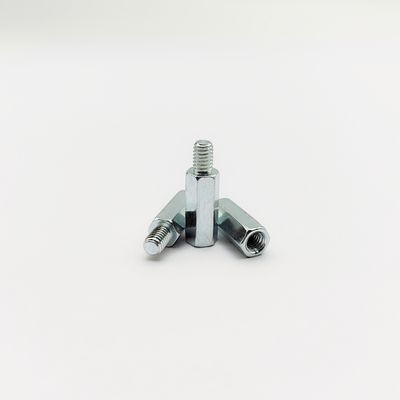Hochleistungs-Sechskant-Abstandsschraube, Stecker-Buchse - Industriequalität - Blau-Zink beschichtet - M4 bis M10