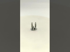 Phillips-Flachkopf-Selbstschraubschrauben Zinkplattiert Holz, Kunststoff und Blechmetall Einfache Installation